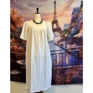 Carole White Cotton Dress – Size Small NWT